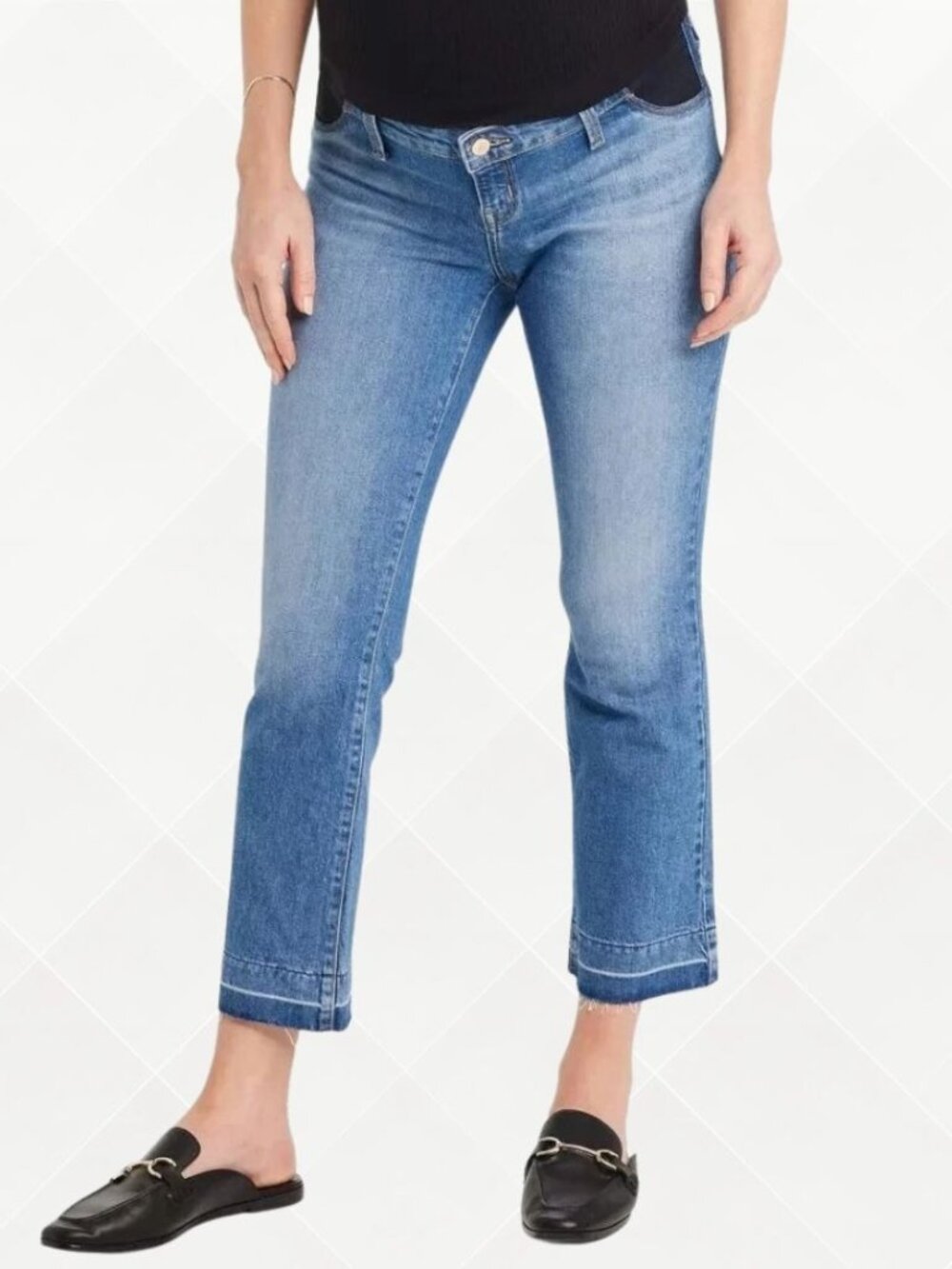 NWT Ingrid & Isabel Ankle Bootcut Maternity Jeans • Size 14 - MTR-100008